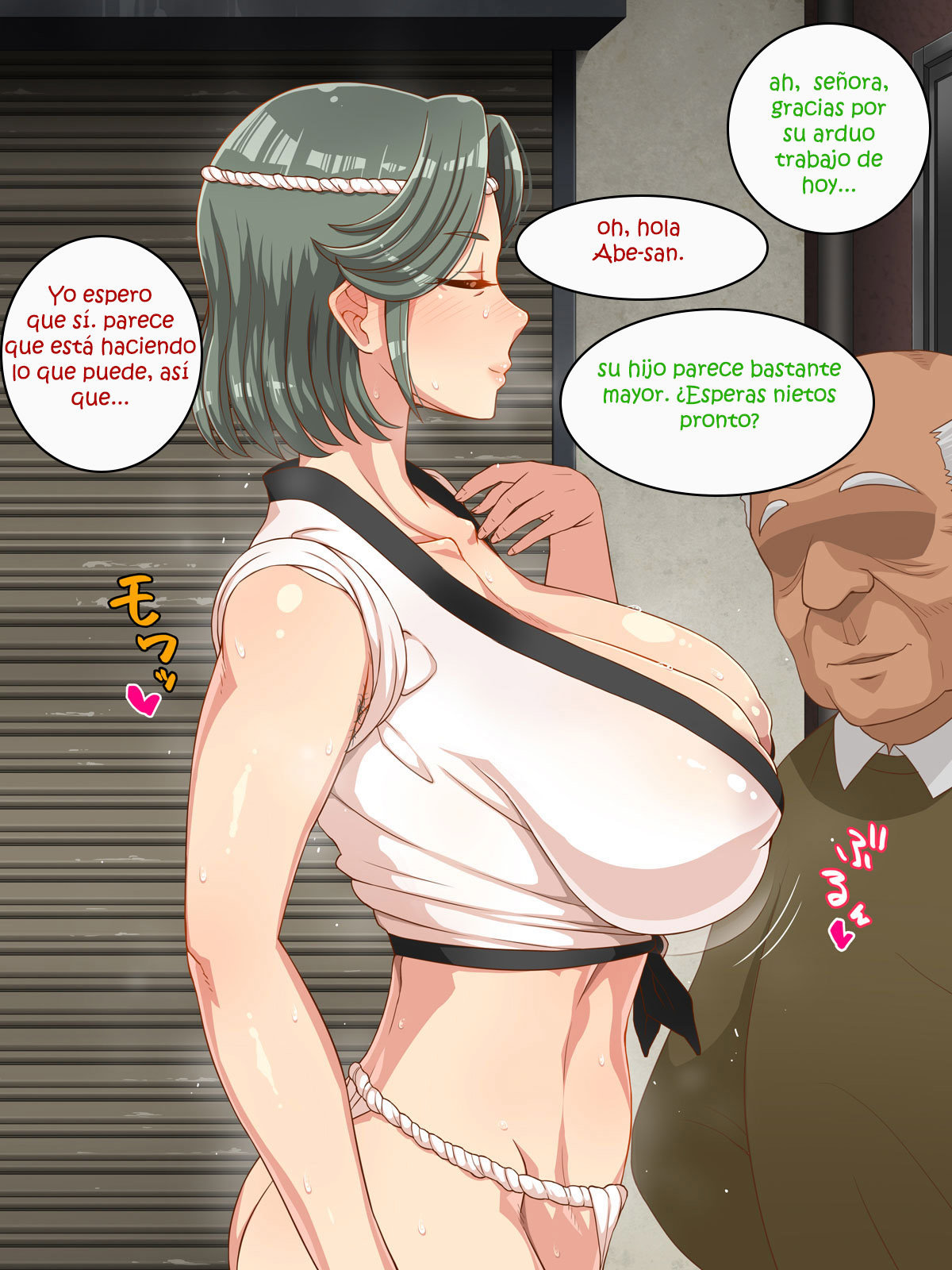 [Izakaya Yocchan (Enoshima Iki)] Ore no Kaa-chan [Spanish] [Incomplete]
