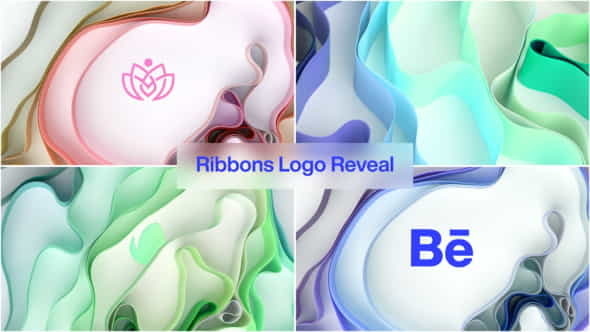 Ribbons Logo Reveal - VideoHive 31158646