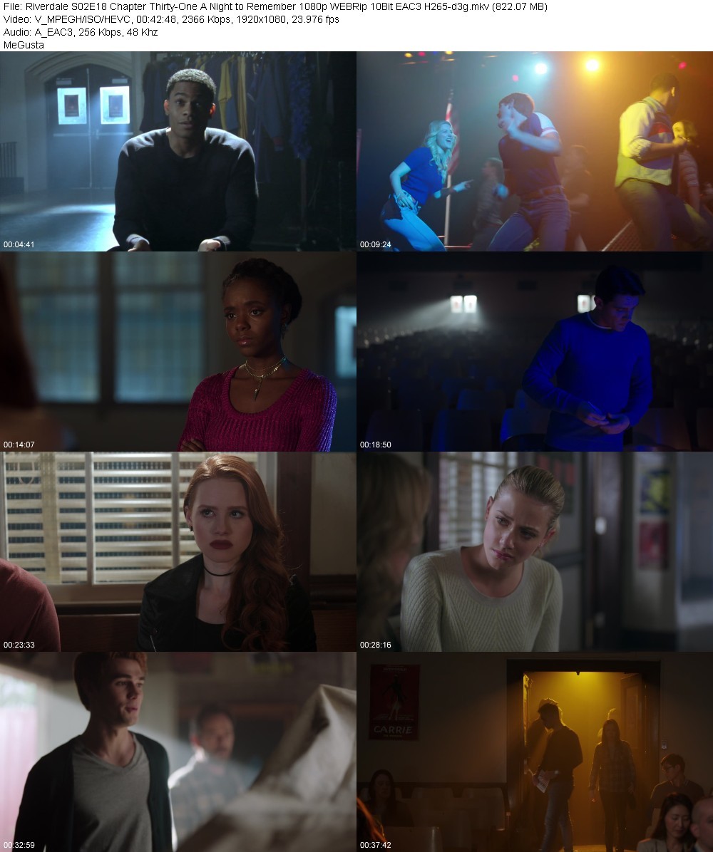 Riverdale S02E18 Chapter Thirty-One A Night to Remember 1080p WEBRip 10Bit EAC3 H265-d3g