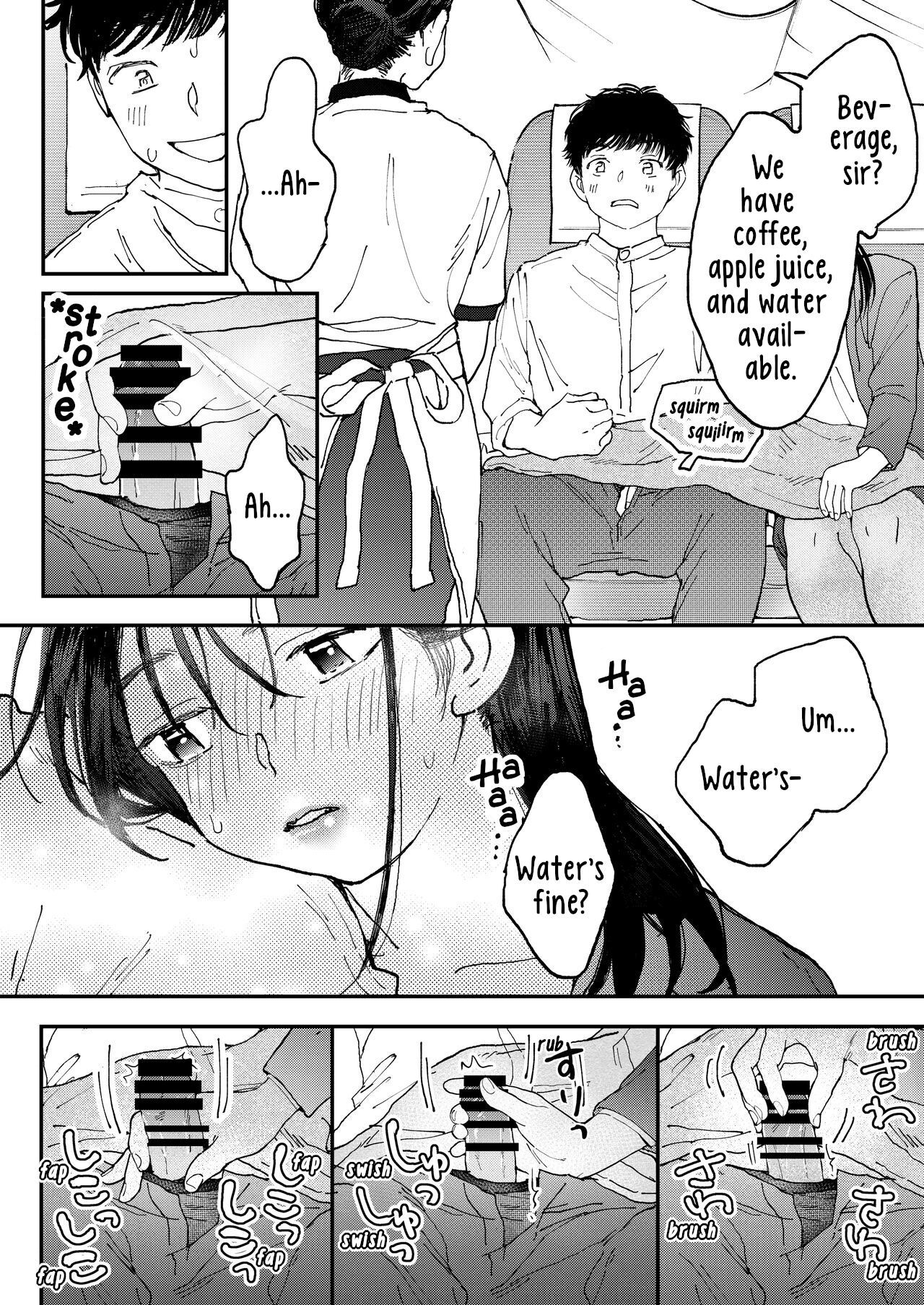 [Denbu Momo] Muramura OL-san wa Hikouki no Naka demo Seiyoku o Mitashitai  Horny OL-san, even on an Airplane, Wants To Satisfy Her Sexual Desires [English] [Digital]