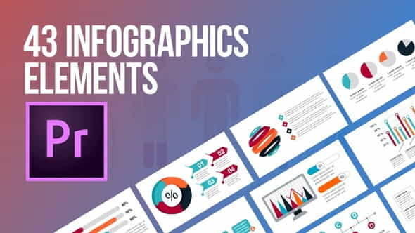 43 Infographics Elements (MOGRT) - VideoHive 24245727