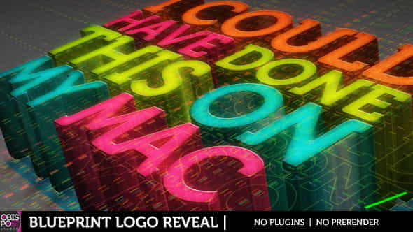 Blueprint Logo Revealer - VideoHive 6791201