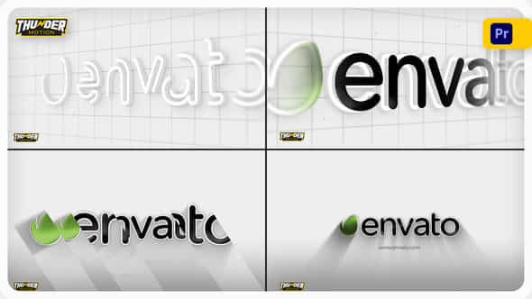 Clean 3D Stroke Logo Reveal - VideoHive 50737977