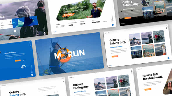 Marlin Fishing Video Display After Effect Template - VideoHive 57379521