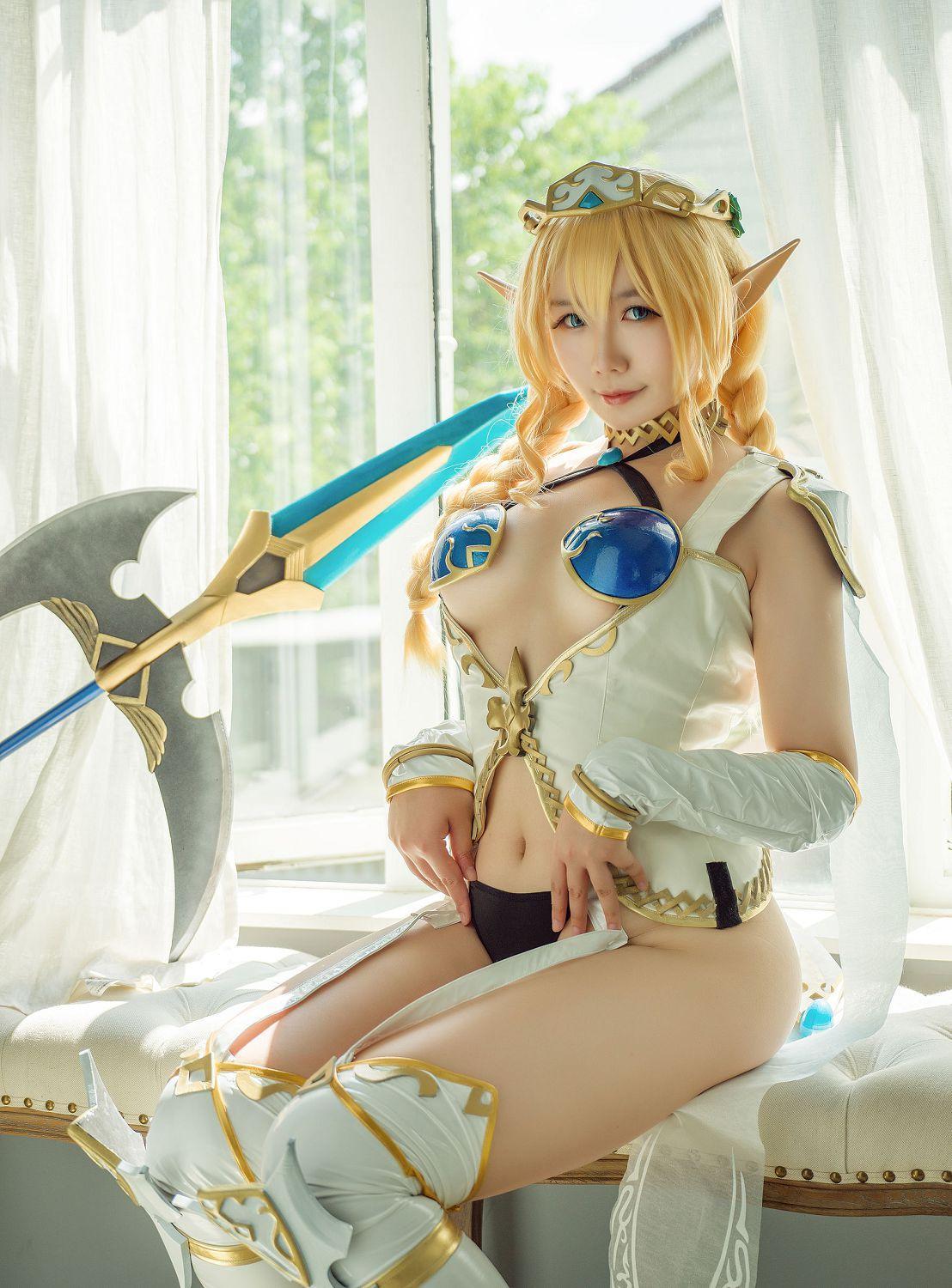 [福利女神cosplay] 麻花麻花酱 - 精灵村 妩媚套图(11)