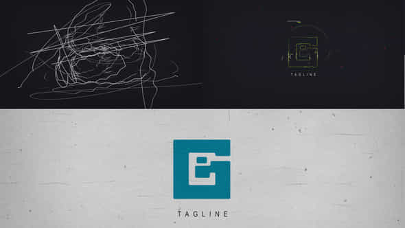 Scribble Logo Bumper - VideoHive 58694488