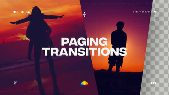 Paging Transitions - VideoHive 38693917