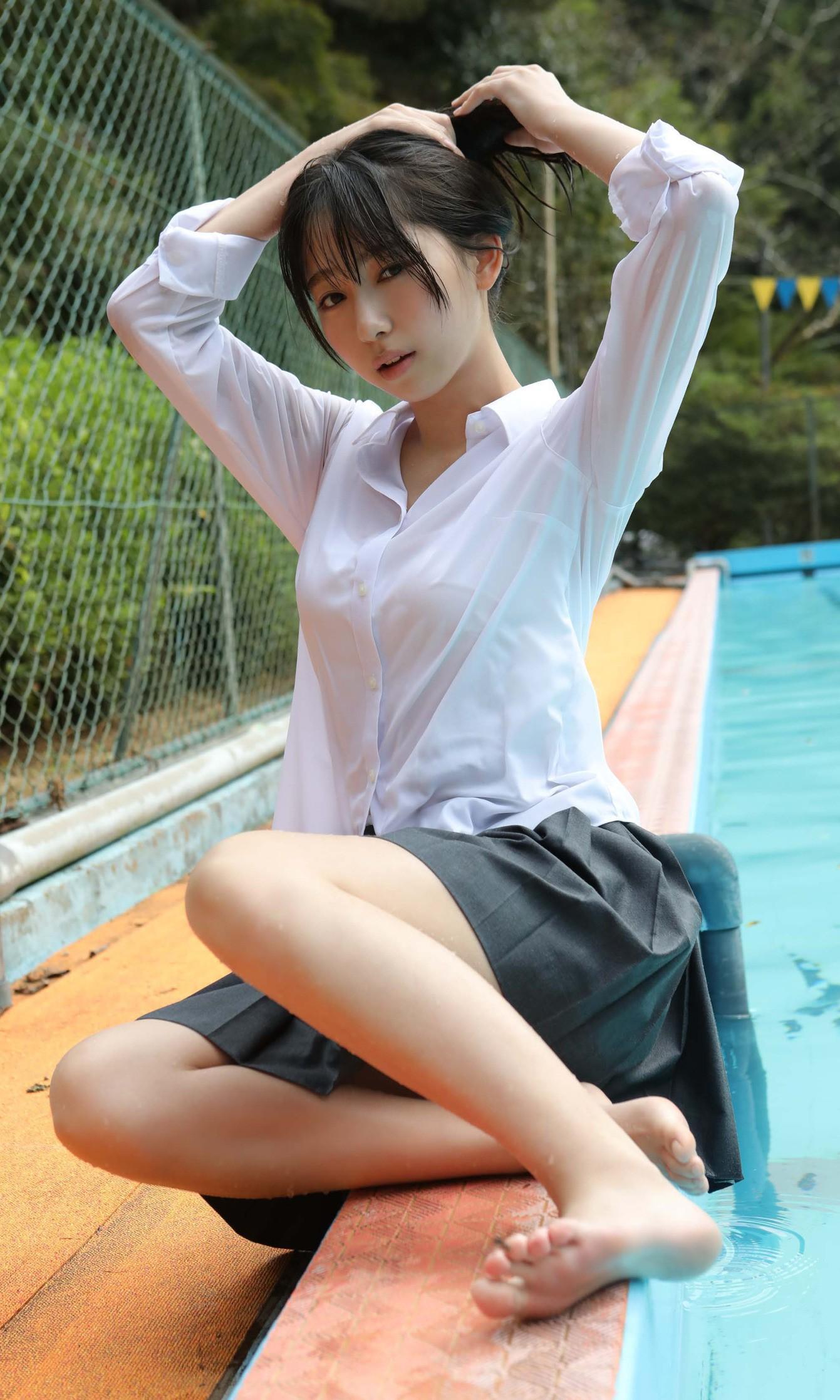 Naho Kuki 久喜なほ, 週プレ Photo Book 「ありがとう、さよなら」 Set.01(17)