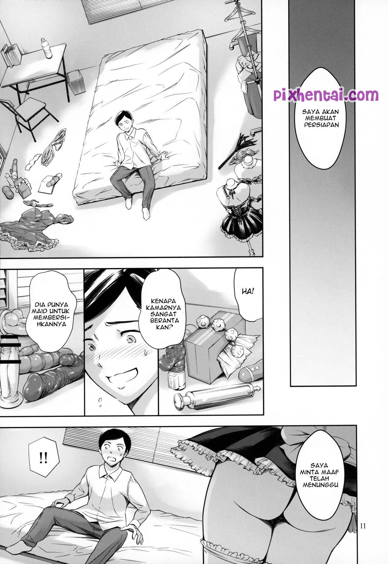 Komik Hentai Uchi no Maid : Bebas Melakukan Apapun Kepada Maid Pribadi Manga XXX Porn Doujin Sex Bokep 10