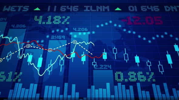 Financial Data Exchange Graph - VideoHive 32714758