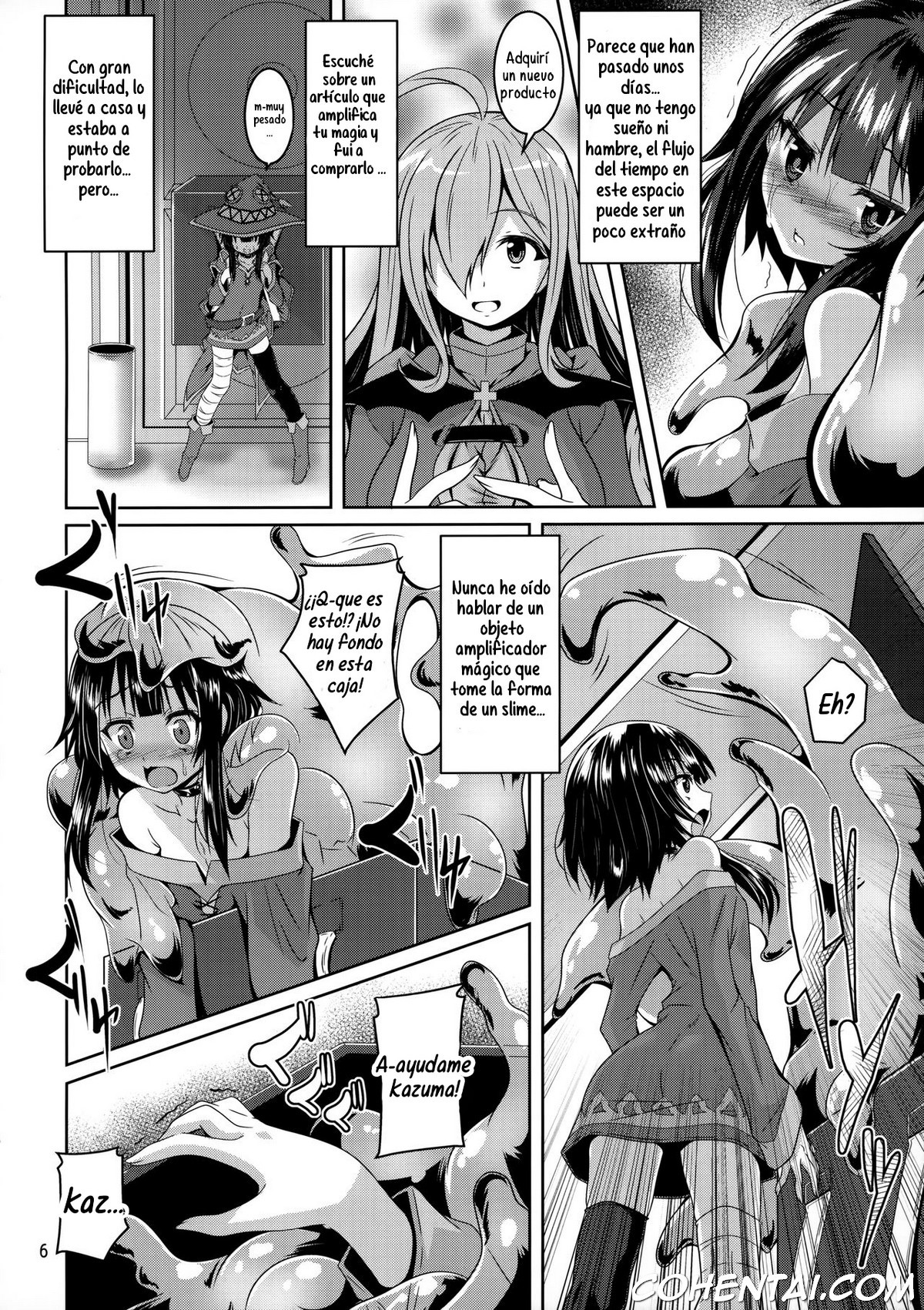 Megumin Slime-zuke! (Kono Subarashii Sekai ni Syukufuku o!) xxx comics manga porno doujin hentai español sexo Kono Subarashii Sekai ni Syukufuku o! Megumin