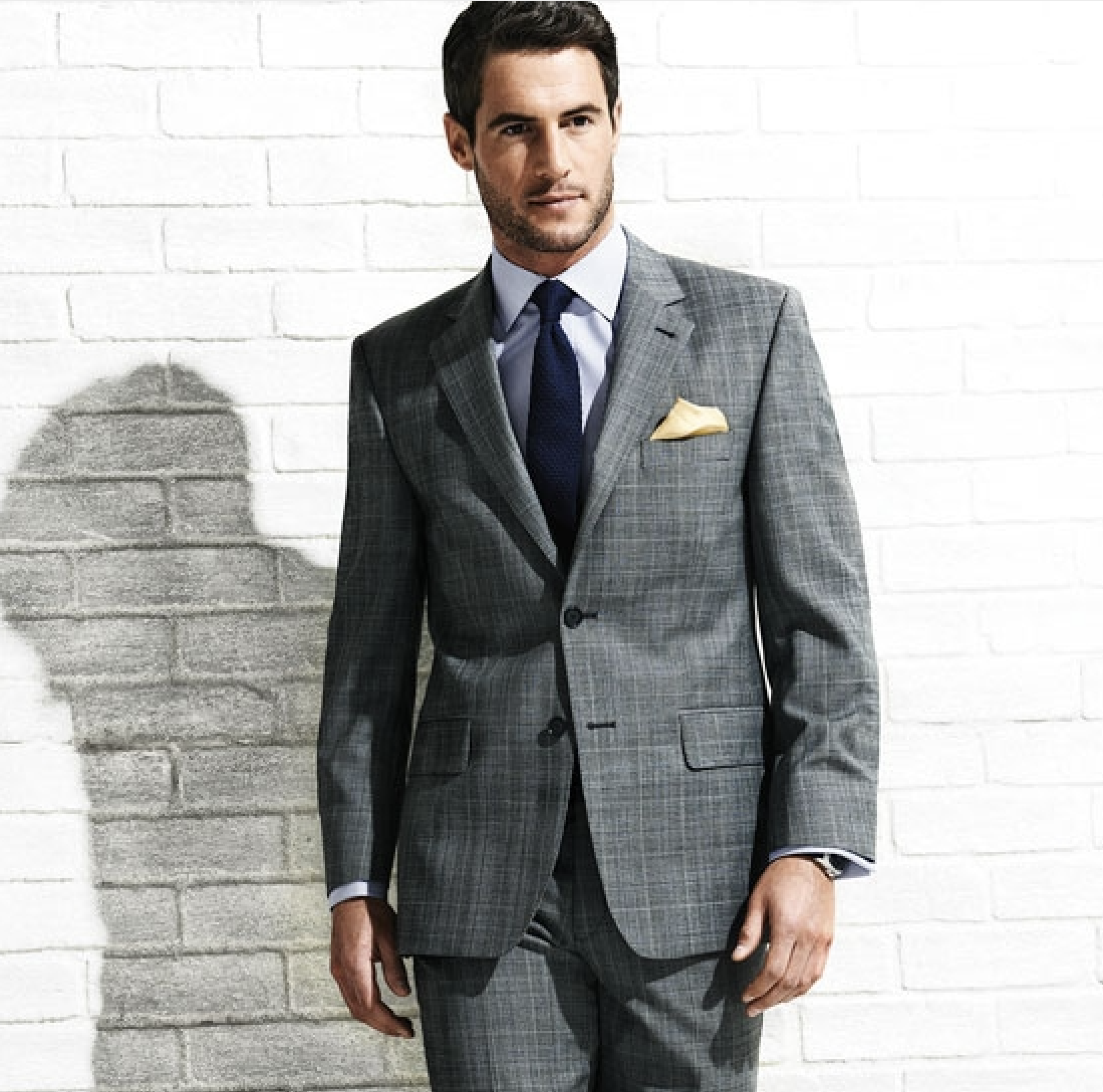 MALE MODELS IN SUITS: ZACK VAN DER MERWE for JEFF BANKS