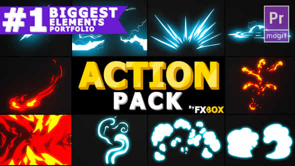 Action Elements Pack - VideoHive 23863508