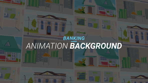 Banking - Animation background - VideoHive 34060814