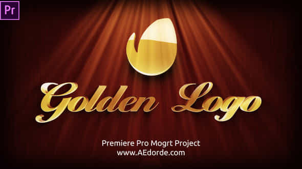 Golden Logo - - VideoHive 39946402