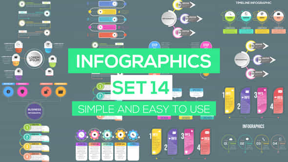 Infographics Set 14 - VideoHive 25170137