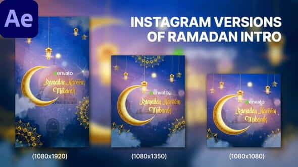 Ramadan Intro | Instagram Versions - VideoHive 36474357