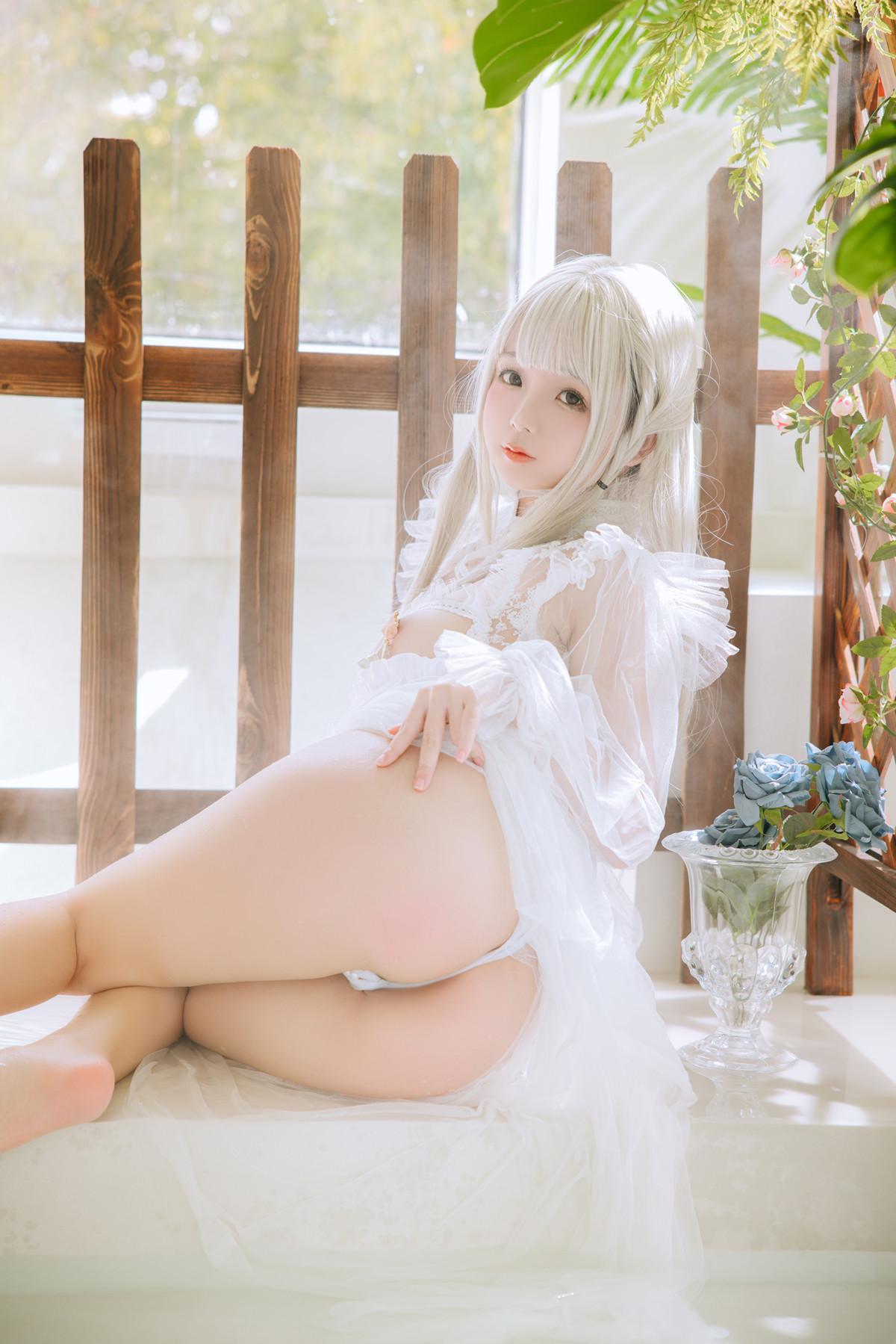 Cosplay Rinaijiao日奈娇 白纱衣 Set.01(57)