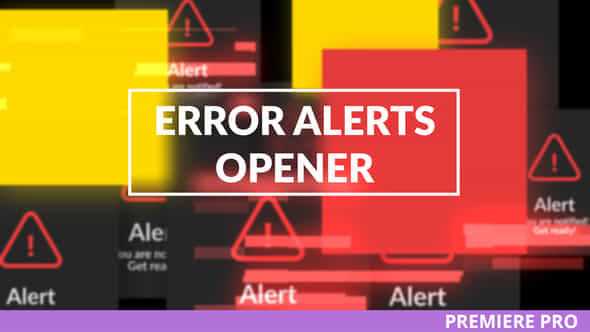 Error Messages Glitch - VideoHive 27911997