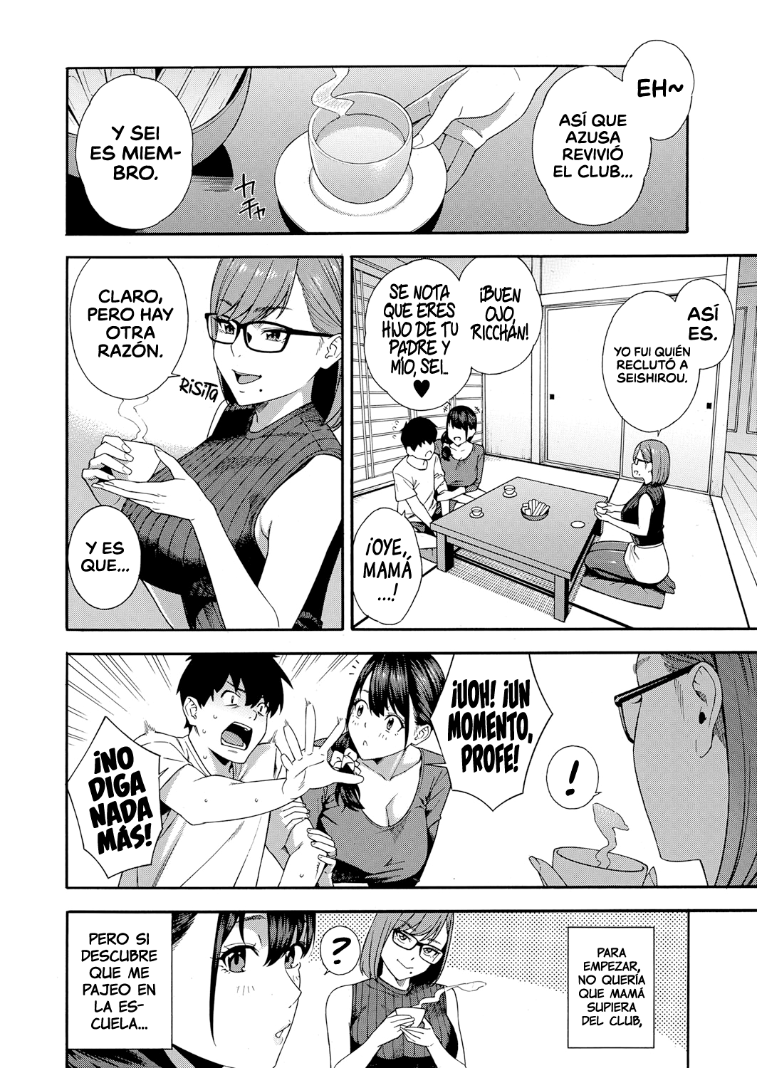 [Zonda] Fellatio Kenkyuubu _ Departamento de Investigación de las Felaciones Ch. 1-4 [Span