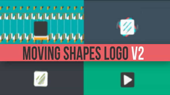 Moving Shapes Logo Reveal V2 - VideoHive 5706393