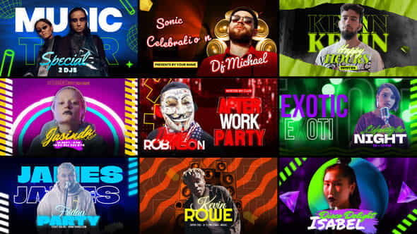 Music Freeze Frame - VideoHive 56528504