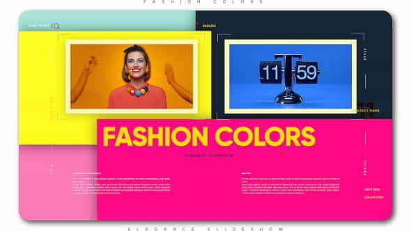 Fashion Colors Elegance Slideshow - VideoHive 21541572