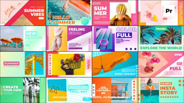 Summer Typography - VideoHive 33317479