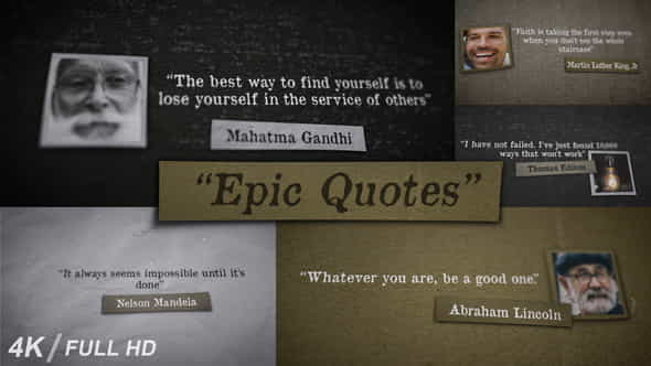 Epic Quotes - VideoHive 15949020