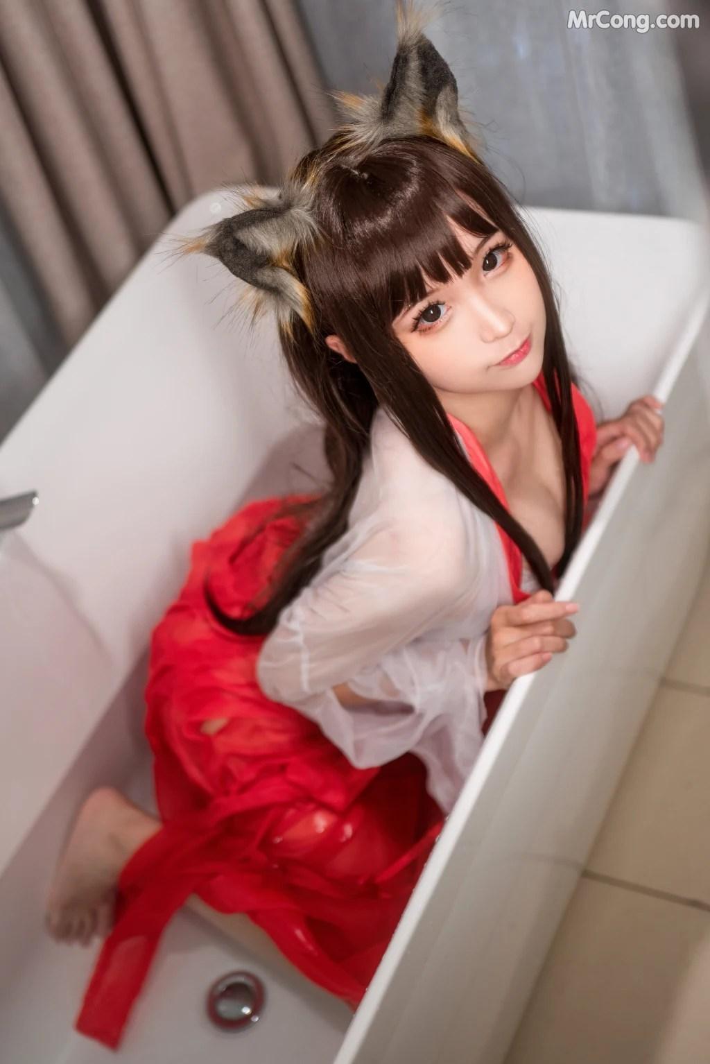 Coser@蠢沫沫 (chunmomo) Vol.101: 透明巫女 (60 photos )(30)