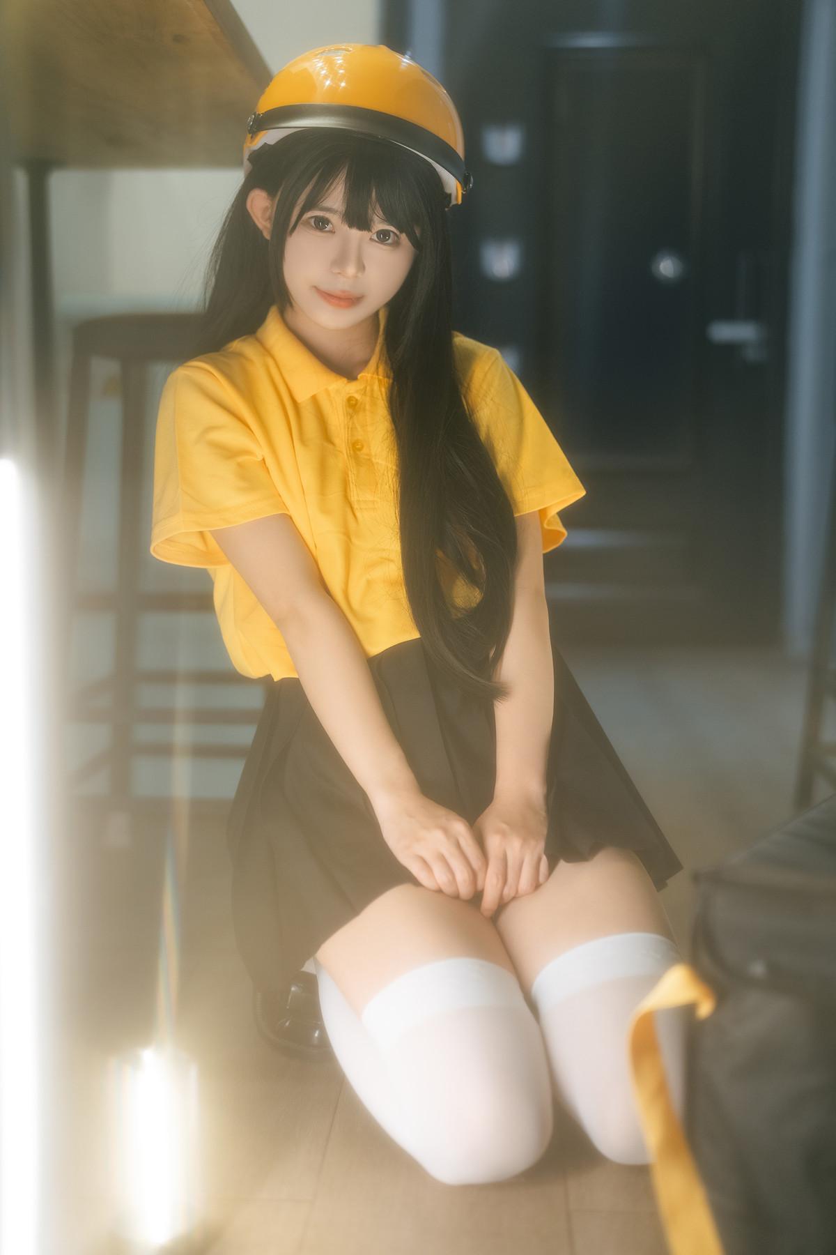 Cosplay Rua阮阮 外卖员 Delivery Girl(17)