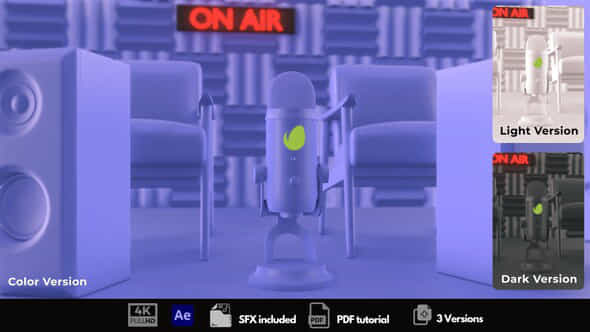On Air Podcast - VideoHive 49673271