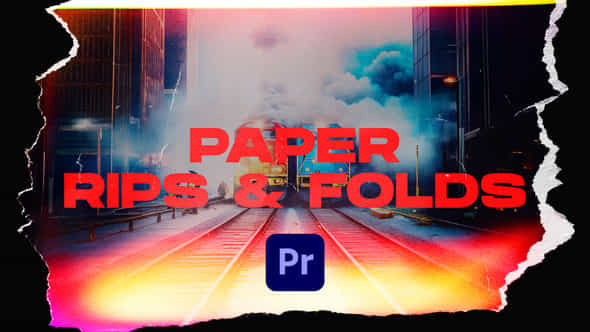 Paper Rips Folds Transitions Vol 2 Premiere Pro - VideoHive 48917354