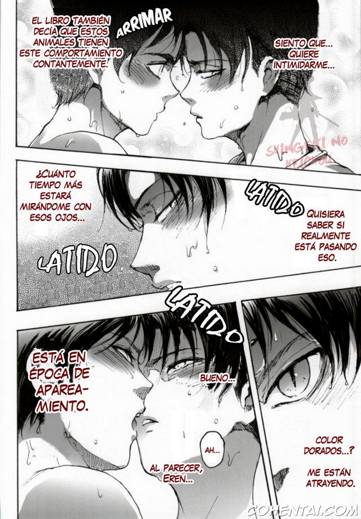 Neko ni Natta Buka ga Katte ni Hatsujou Shite Sugoku Komaru (Shingeki no Kyojin) xxx comics manga porno doujin hentai español sexo Eren Jaeger Levi Ackerman Shingeki No Kyojin | Attack On Titan