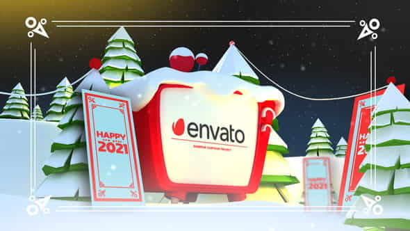 Christmas Tv Channel Logo - VideoHive 29741091