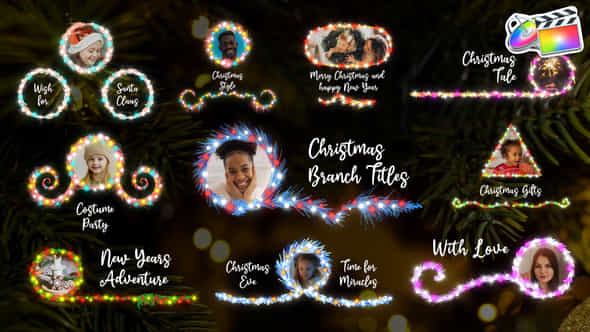 Christmas Branch Titles - VideoHive 42046234