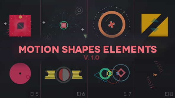 Motion Shape Elements - VideoHive 10820198