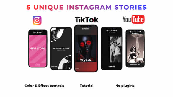 Instagram Stories Clean And Modern 09 - VideoHive 39729821