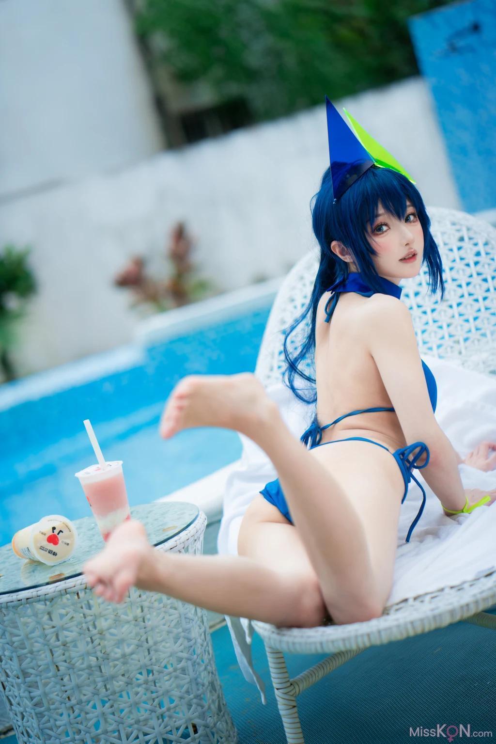 Coser@阿包也是兔娘: 花园泳装 (35 photos)(13)