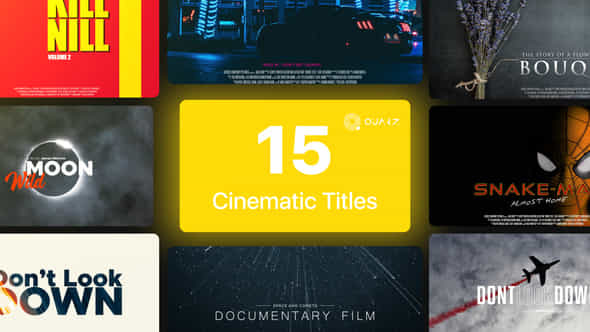 Cinematic Titles Vol. - VideoHive 44794933