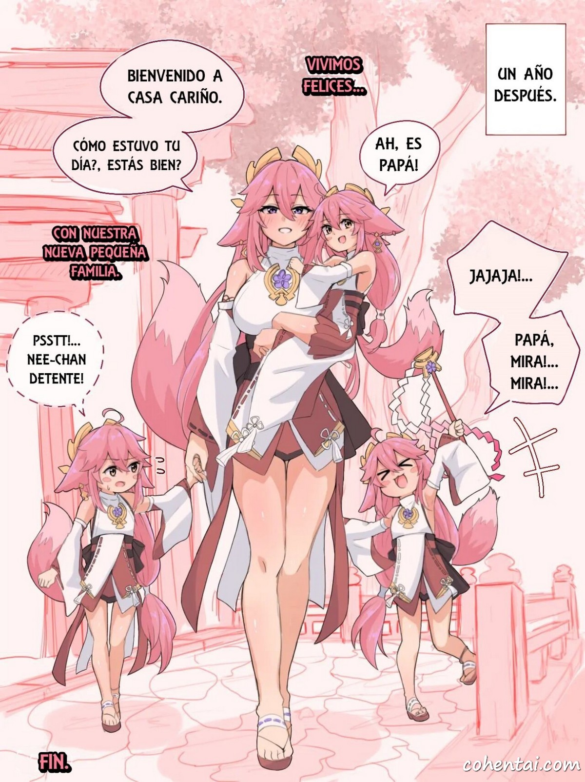 Secret of teyvat (Yae miko) (Genshin Impact) xxx comics manga porno doujin hentai español sexo 