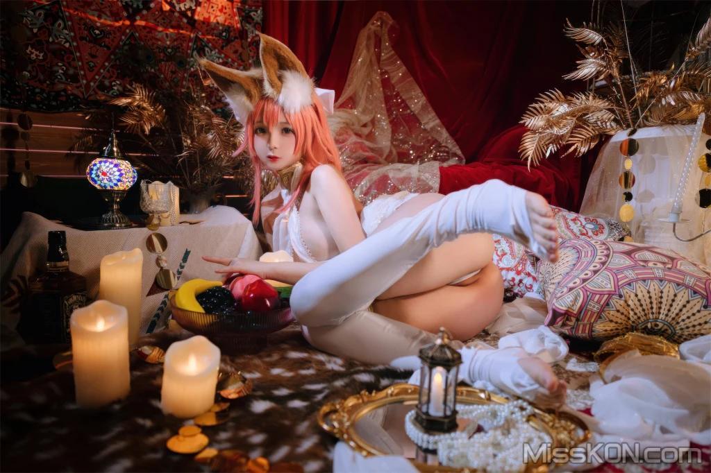 Coser@日奈娇: 玉藻前舞娘 – 涂油 (54 photos)(47)