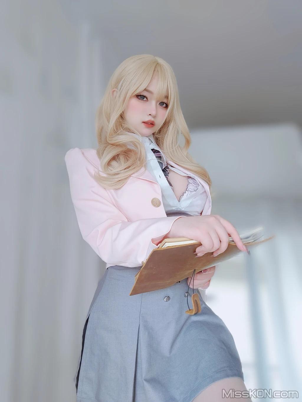Coser@女主K: 催眠傲娇的前辈 (78 photos)(1)