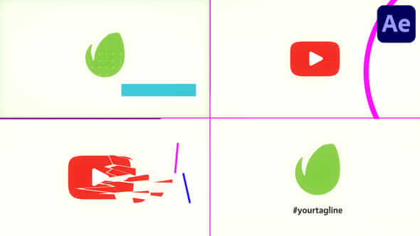 Abstract Minimal Logo For After Effects - VideoHive 48798683