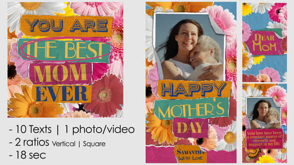 Colourful Mother Day - VideoHive 44686045
