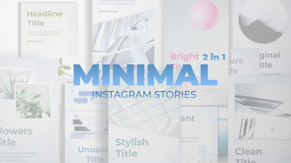Minimal Instagram Stories - VideoHive 22976300