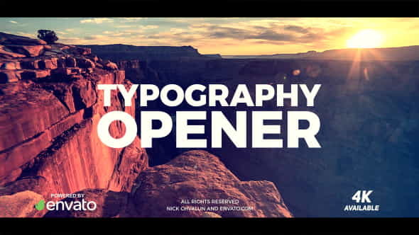 Typography Opener - VideoHive 20836352