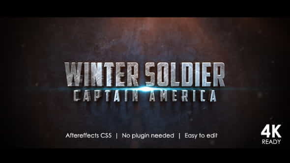 Winter Soldier Cinematic Trailer - VideoHive 12114906