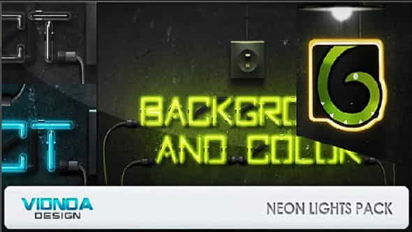Neon Lights Pack | Transitions - VideoHive 6474624