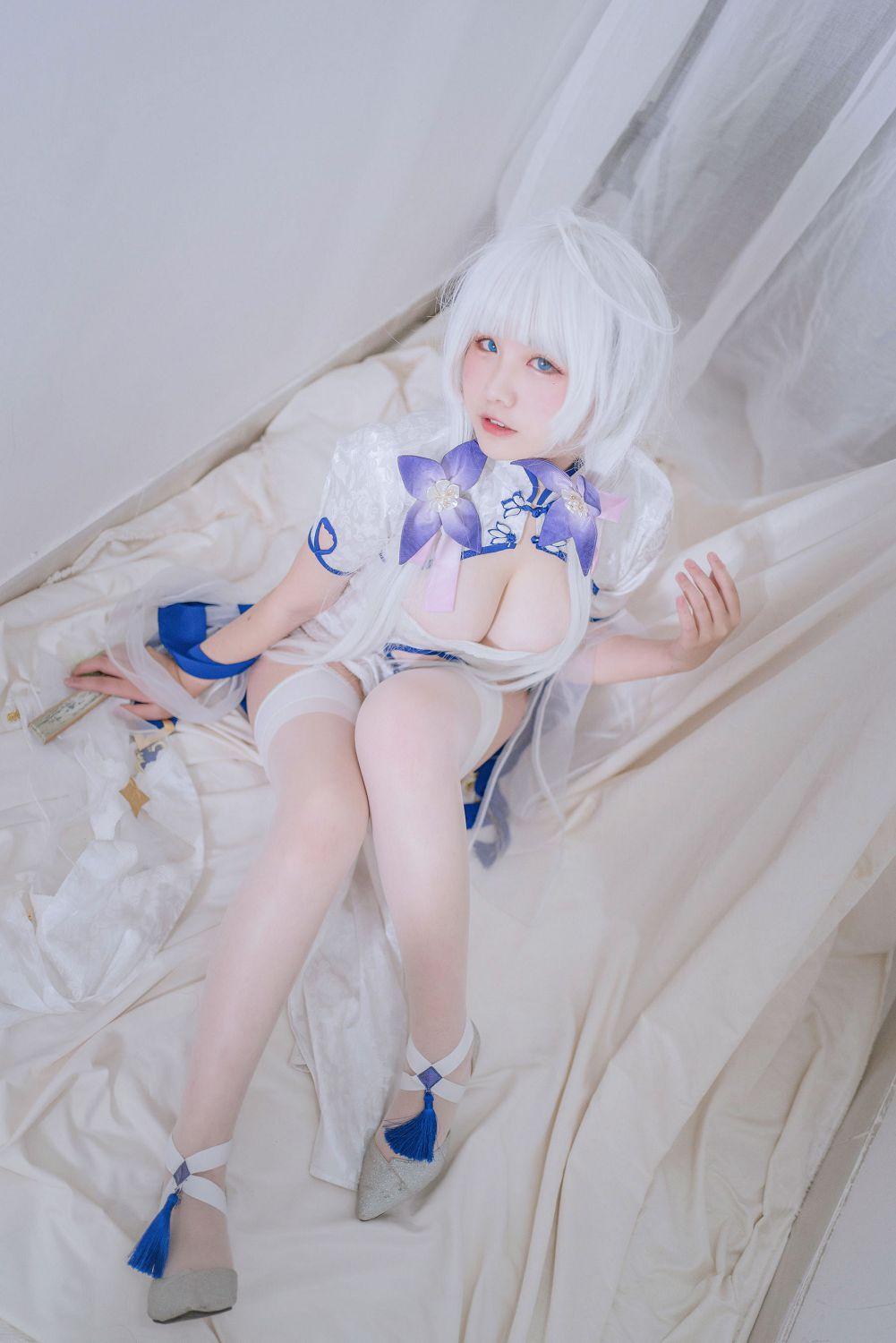 [福利女神cosplay] 阿半今天很开心 - 光辉旗袍 妩媚套图(17)